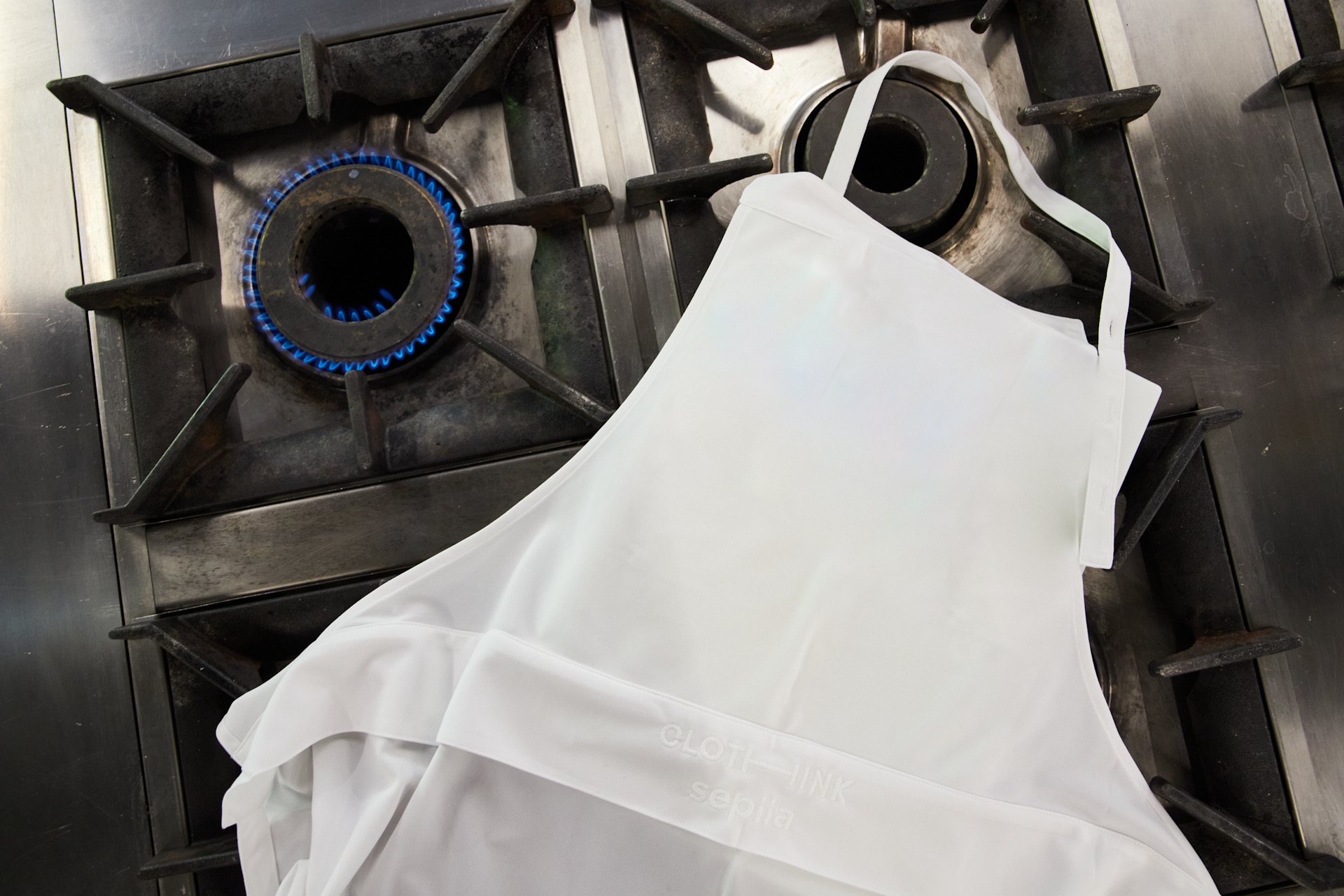 Delantal de cocina PURe WHITE - Imagen 4